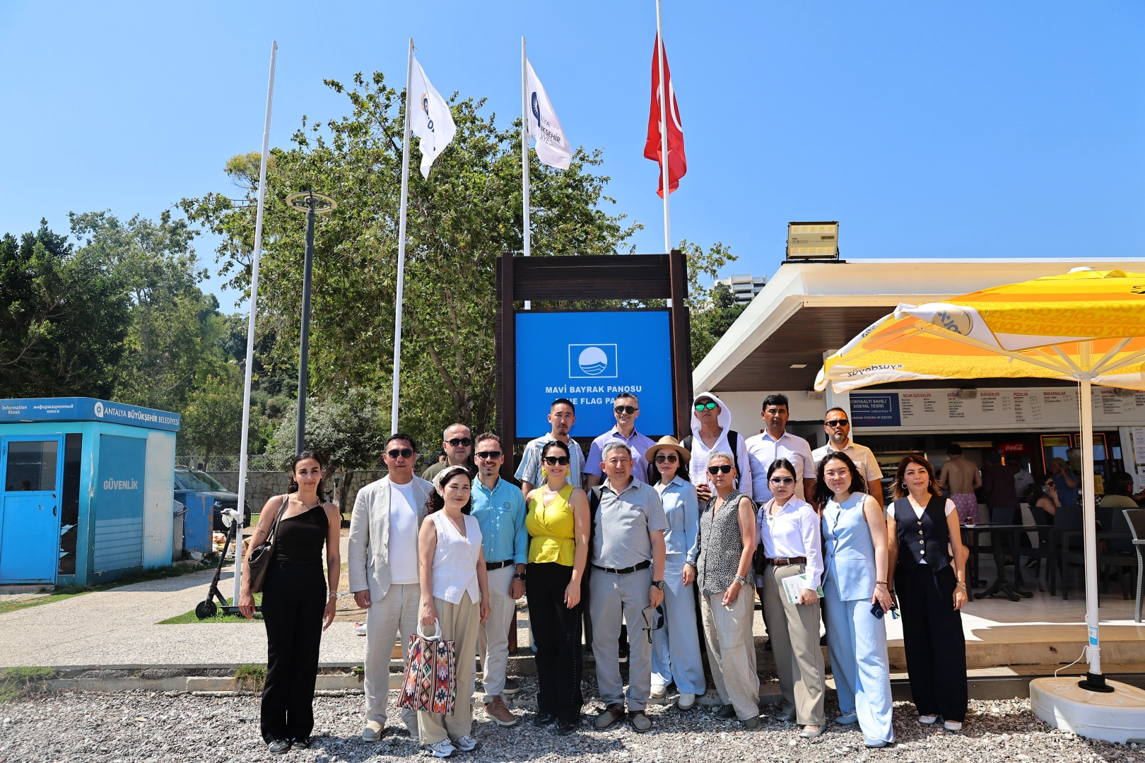 Kırgız Heyet Antalya’da Mavi Bayrak Uygulamalarını İnceledi
