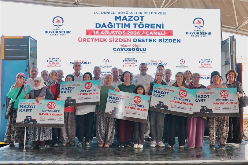 Denizli’de Çiftçilere Mazot Desteği Sürüyor