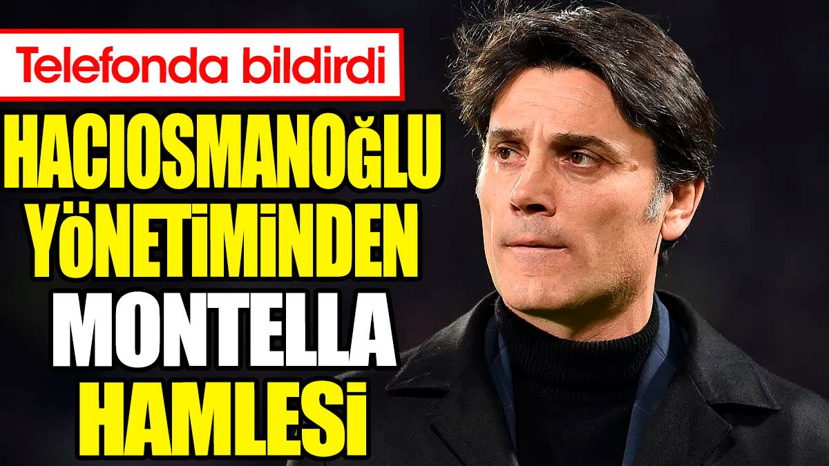 Beşiktaş Montella hamlesi: Doğru mu?
